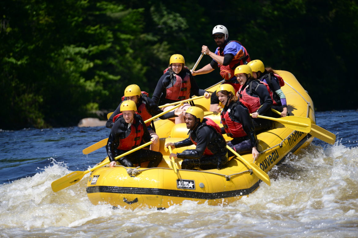 A l’assaut de la Rivière Rouge en rafting avec Nouveau Monde Dream